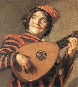 HALS, Frans Buffoon Playing a Lute china oil painting reproduction